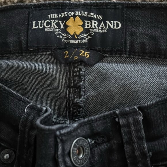 Lucky Brand 2/26 R Black Charlie Skinny - Picture 3 of 11